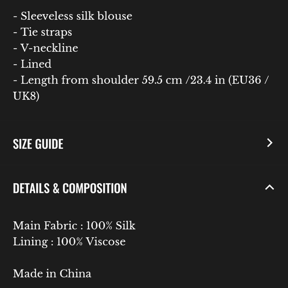 Sezane Lara Sleeveless Silk Blouse - Picture 5 of 5